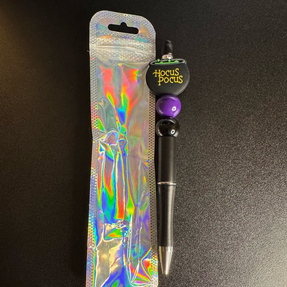 Hocus Pocus Black and Purple Pen